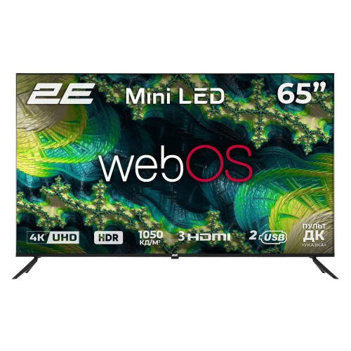 Телевізор 2E 65" 65A88H (2E-65A88H) Black - фото 1 Телевізор 2E 65" 65A88H (2E-65A88H) Black - фото 1