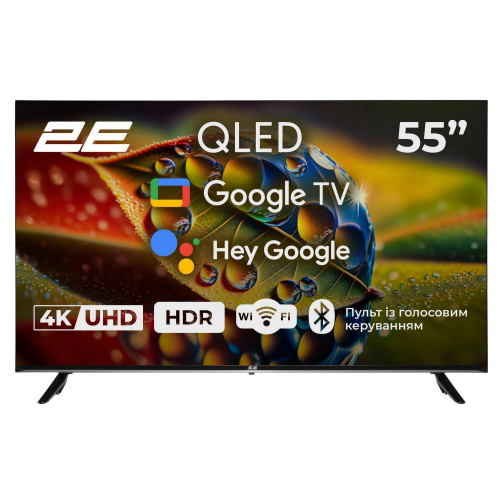 Телевізор 2E 55" 55A77Q (2E-55A77Q) Black - фото 1 Телевізор 2E 55" 55A77Q (2E-55A77Q) Black - фото 1