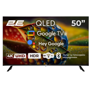 Телевізор 2E 50" 50A77Q (2E-50A77Q) Black Телевізор 2E 50" 50A77Q (2E-50A77Q) Black