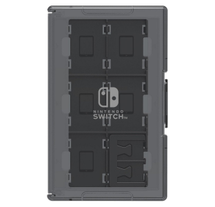 Кейс для зберігання ігрових карт Hori Game Card Case 24 for Nintendo Switch (873124006209) Black Кейс для зберігання ігрових карт Hori Game Card Case 24 for Nintendo Switch (873124006209) Black