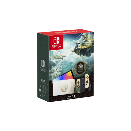 Консоль Nintendo Switch OLED Model HEG-001 The Legend of Zelda: Tears of the Kingdom Limited Edition 64GB Gold - фото 6 Консоль Nintendo Switch OLED Model HEG-001 The Legend of Zelda: Tears of the Kingdom Limited Edition 64GB Gold - фото 6
